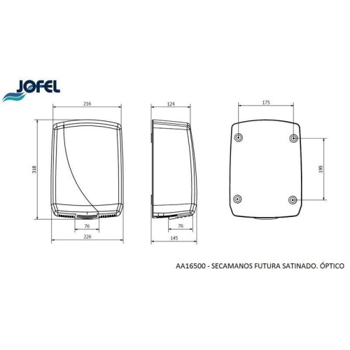 Сушилка для рук Jofel AA16500 фото 3