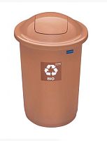 Бак для мусора TOP BIN 651-02 коричневый 50л