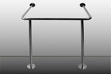 Поручень под раковину с упорами в пол Алсера 1 ОЛ7