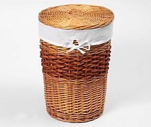 Main WB-410-L Плетеная корзина для белья с крышкой WasserKRAFT