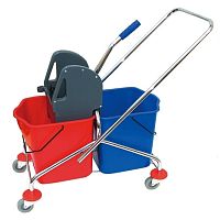 Тележка уборочная Ksitex 028AK двухведерная