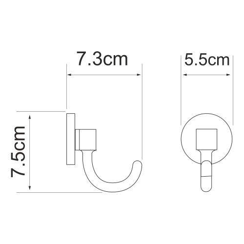 Крючок WasserKRAFT K-6223 фото 3