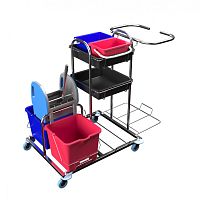 Тележка уборочная Алсера Виолетта многофункциональная