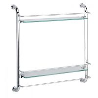 Полка стеклянная WasserKRAFT К-2022 двойная