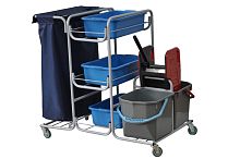 Тележка уборочная Алсера 26EF/1 б/в многофункциональная