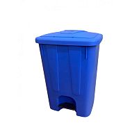 Бак для мусора Алсера 1-40АР синий 40л с педалью