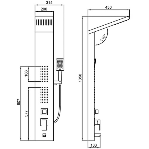 Душевой комплект Frap F-24005-8 фото 4