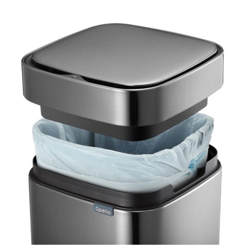 Сенсорная урна Upella 12л. серебристый оттенок фото 5