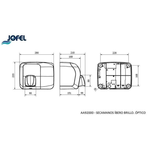 Сушилка для рук Jofel AA92000 фото 3