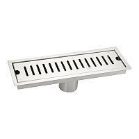 Трап Алсера 600х100 линейный вертикальный из нержавеющей стали