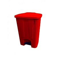 Бак для мусора Алсера 1-25АР красный 25л с педалью
