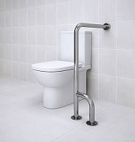 Поручень для унитаза с креплением в пол Алсера 101СТ