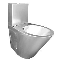 Унитаз напольный с баком антивандальный Лайт R Алсера СТ 139 косой выход