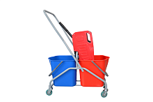 Тележка уборочная с отжимом Алсера 22EF/2